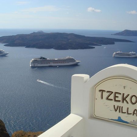 Tzekos Villas Фіра Екстер'єр фото